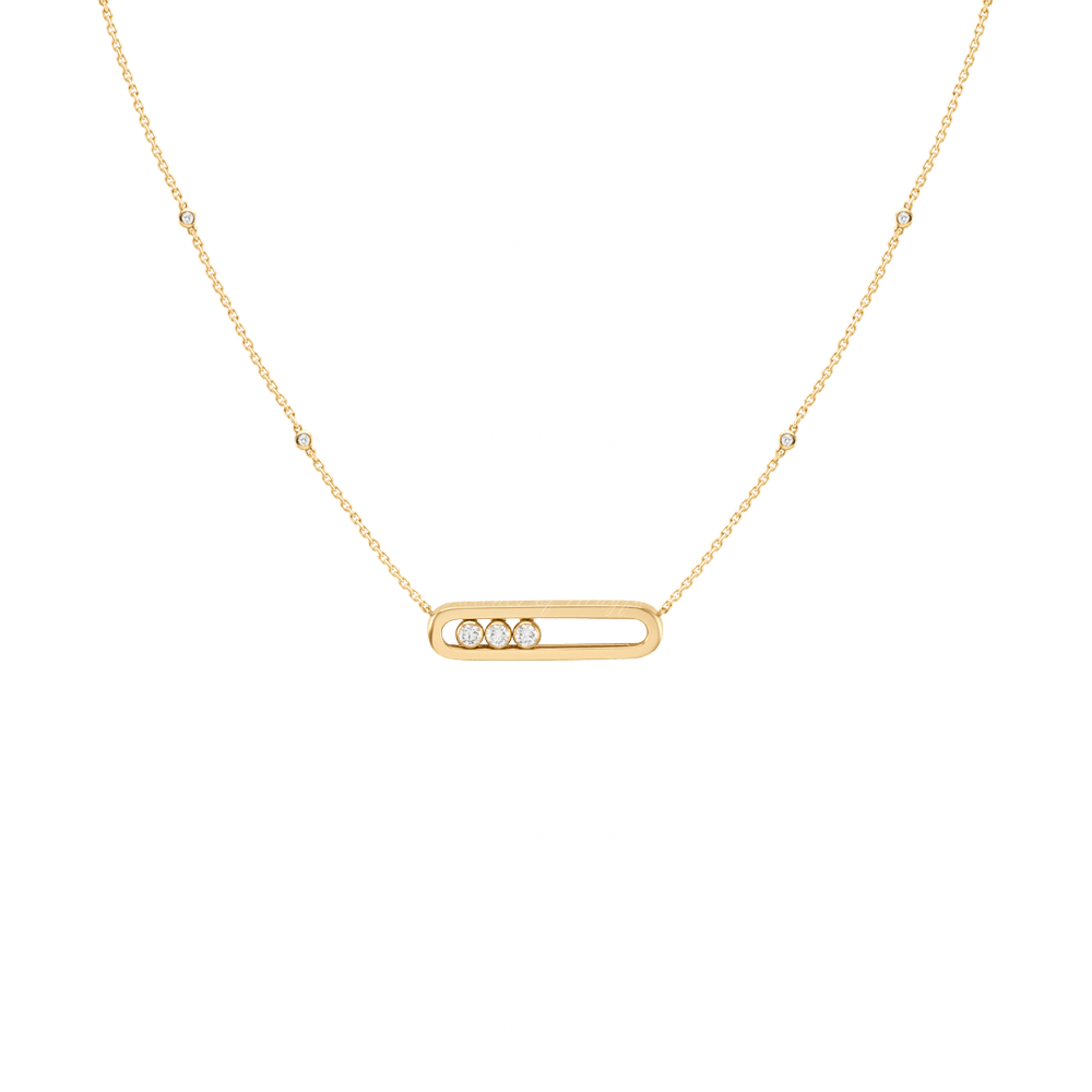 Messika Move Yellow Gold Necklace