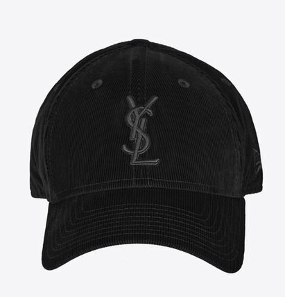 SAINT LAURENT Saint Laurent x New Era ロゴ コーデュロイ キャップ