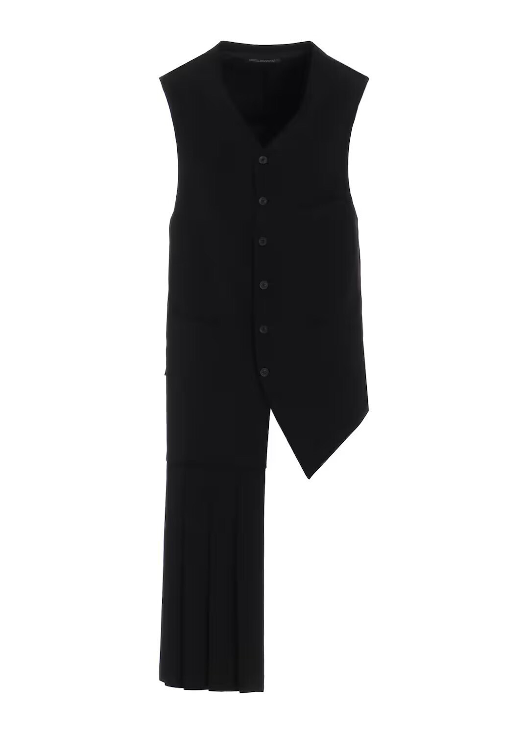 Yohji Yamamoto POUR HOMME TA TUXEDO PLEATED VEST