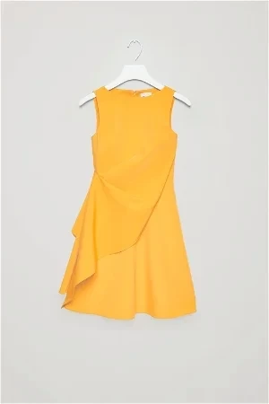 COS Woven Waterfall Dress