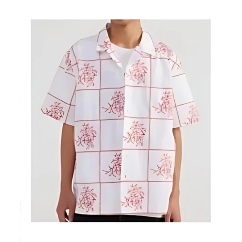 Urban Outfitters BDG フローラル・ウィンドーペーン刺繍シャツ