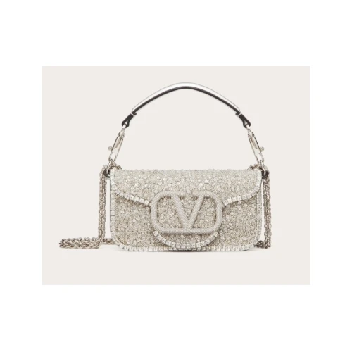 VALENTINO VLogo embroidered shoulder bag