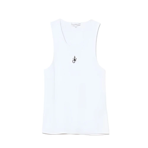JW ANDERSON ANCHOR EMBROIDERY TANK TOP