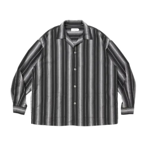 COOTIE PRODUCTIONS DOBBY CHAIN STRIPE L/S CAVANA SHIRT