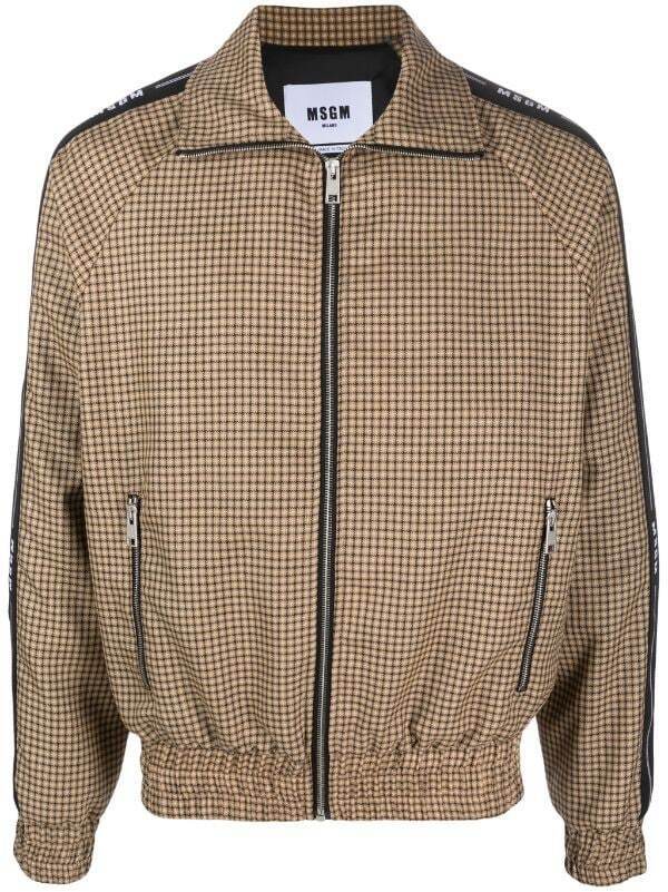 MSGM グリッドパターン ジャケット