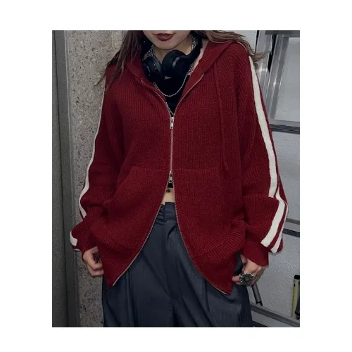 PAGEBOY MUSEラインZIPパーカーニット