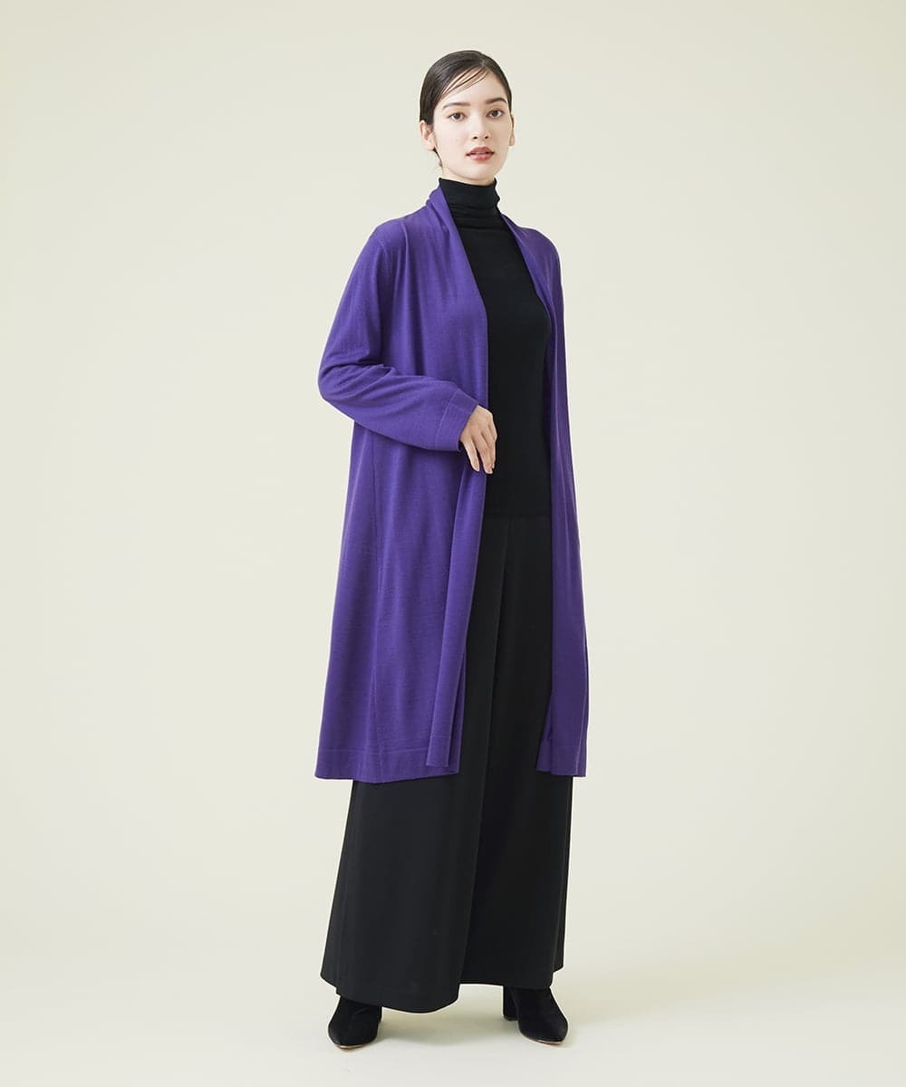 Sybilla ウールロングニットカーディガン
