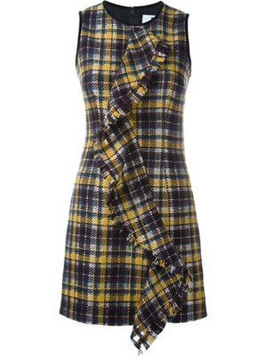 MSGM フロントラッフル ワンピース