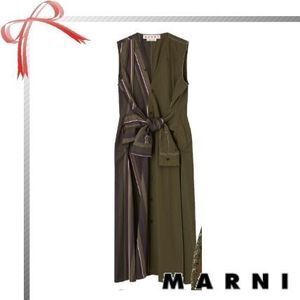 MARNI ノースリーブシャツワンピース