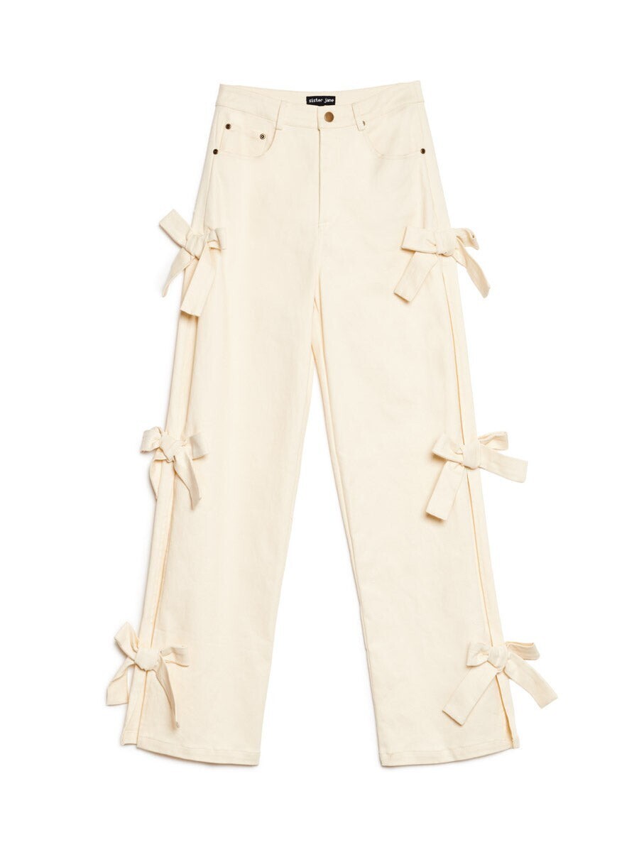 sister jane Bay Denim Bow Side ジーンズ