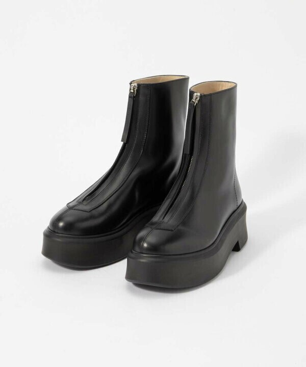 THE Row Zipped Boot 1 in Leather