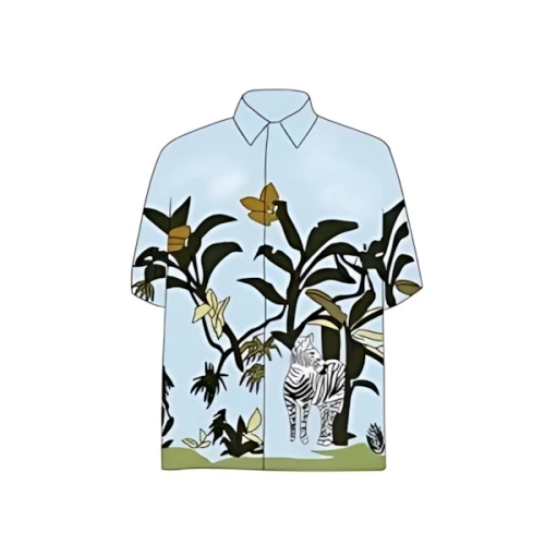 ETRO ジャングル ショートスリーブ シャツ