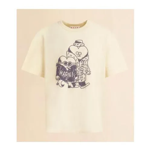 MARNI Marni Heart Guys Heavyweight Tee