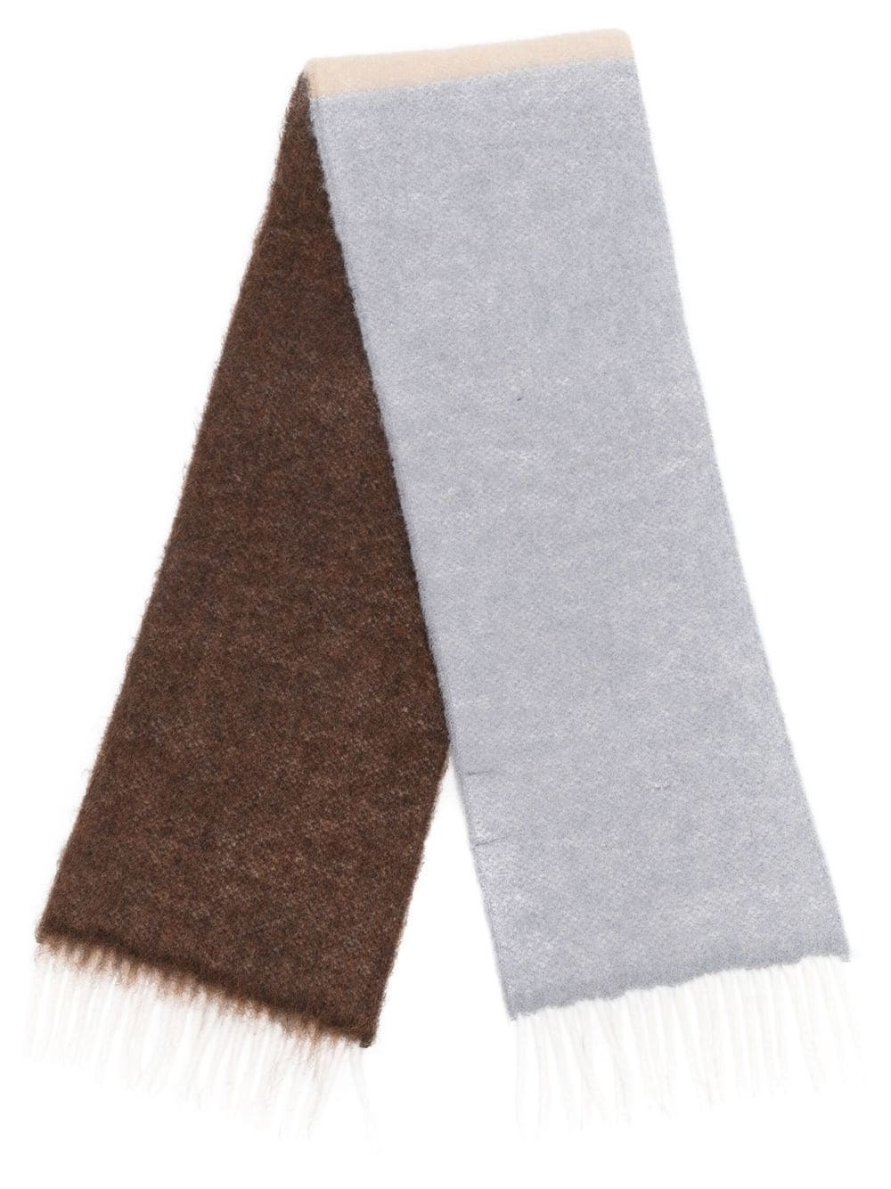 Woolrich パネル ニットスカーフ
