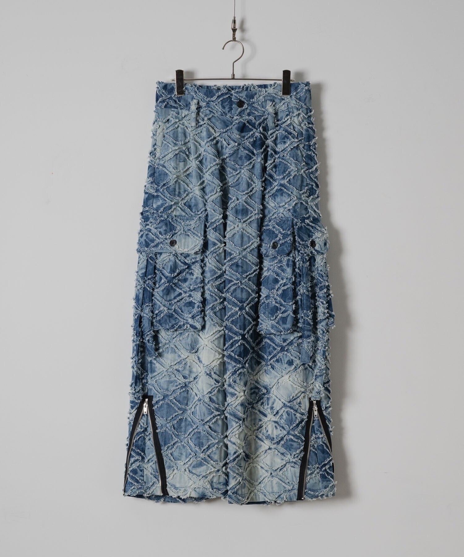 Casper John Fade jacquard parachute denim/フェードジャガードパラシュートデニム