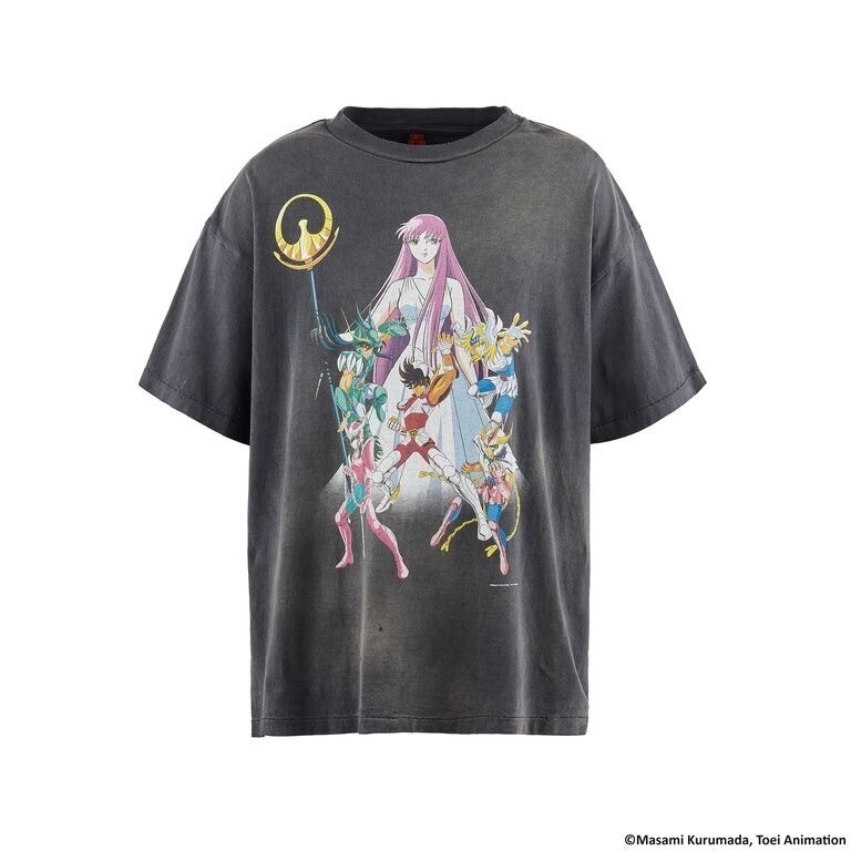 ©SAINT M×××××× SS_SS TEE/ATHENA / BLACK / Tシャツ (ブラック