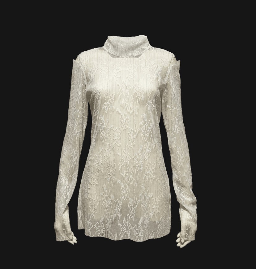 ayame AW24CS-02 Stretch lace top