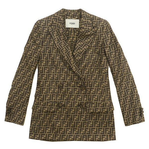 FENDI シルク ダブルブレスト ジャケット