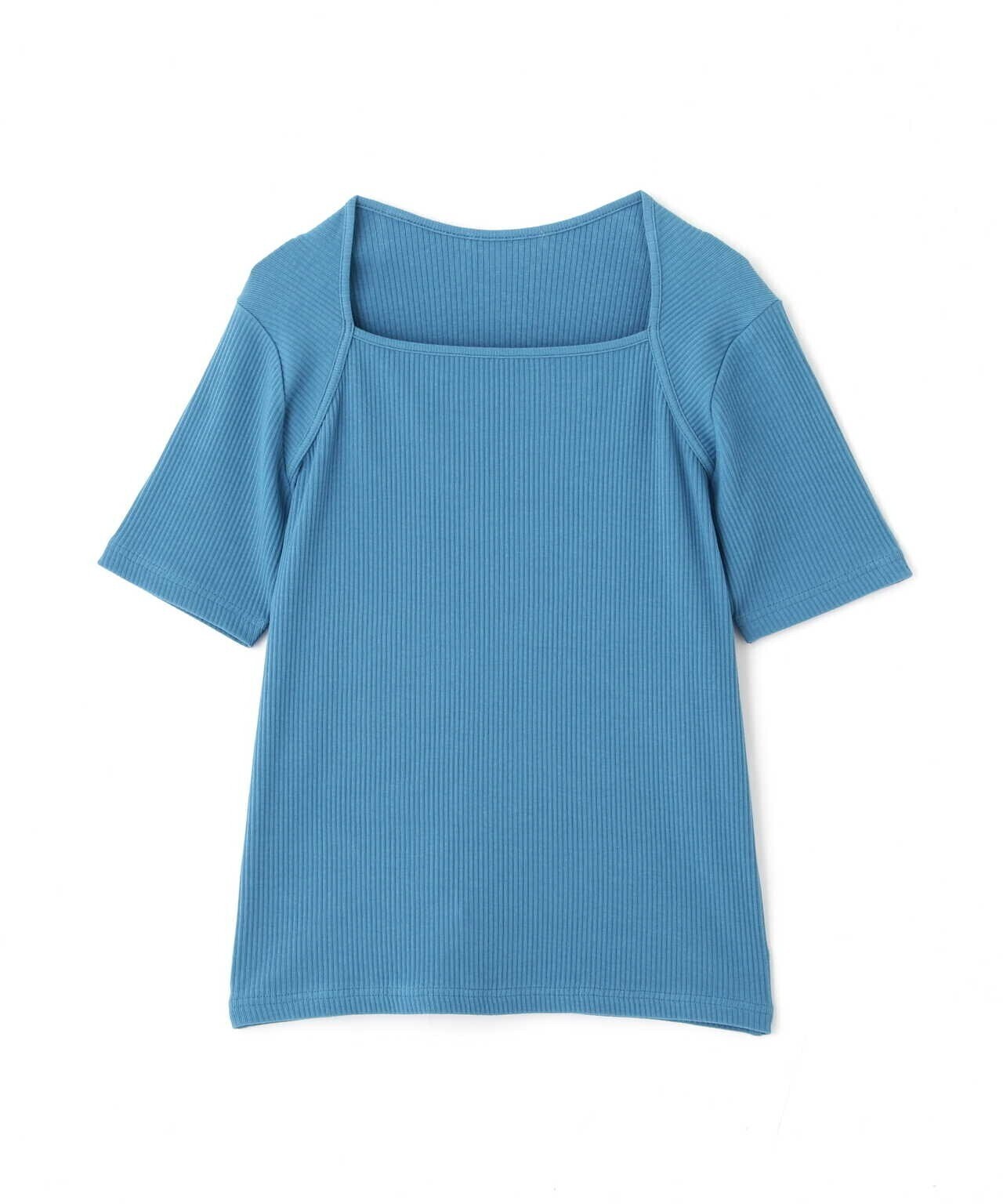 NATURAL BEAUTY BASIC ダイヤモンドネックカットソー