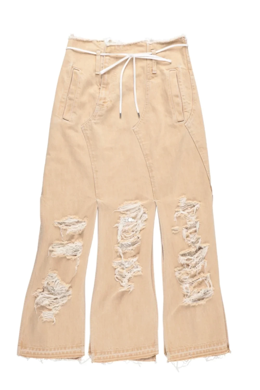 BELPER CONSECUTIVE DENIM SKIRT