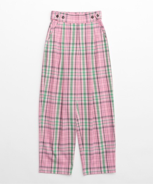 MAISON SPECIAL 2way Check Balloon Pants/2WAYチェックバルーンパンツ