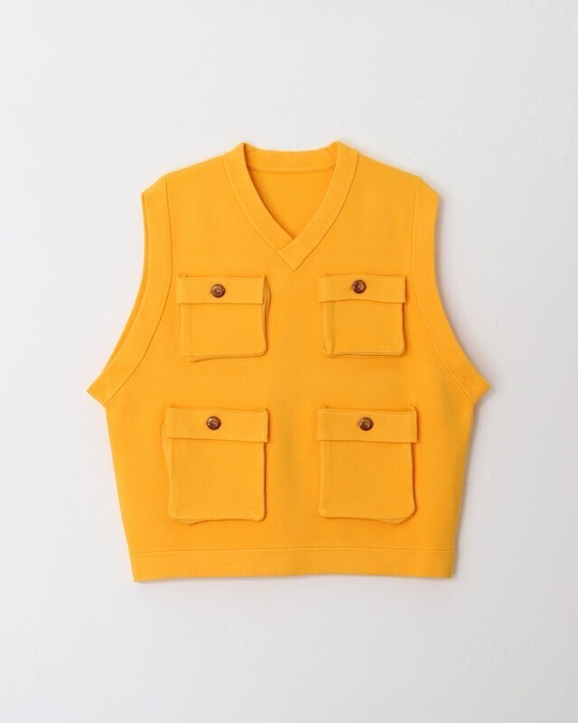 AMBERGLEAM 【×VOO】フィッシャーマンニットベスト