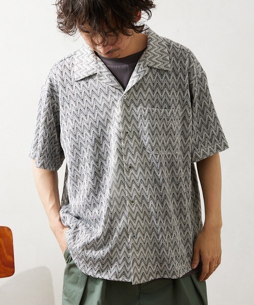JOURNAL STANDARD relume ビーチメッシュ レースシャツ