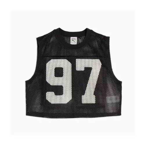 PUMA × ROSÉ Relaxed Mesh Top