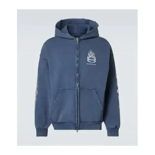Balenciaga Balenciaga Burning Unity Zip-up Hoodie
