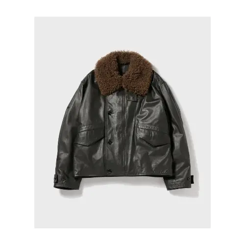 Lemaire QUILTED LEATHER BLOUSON