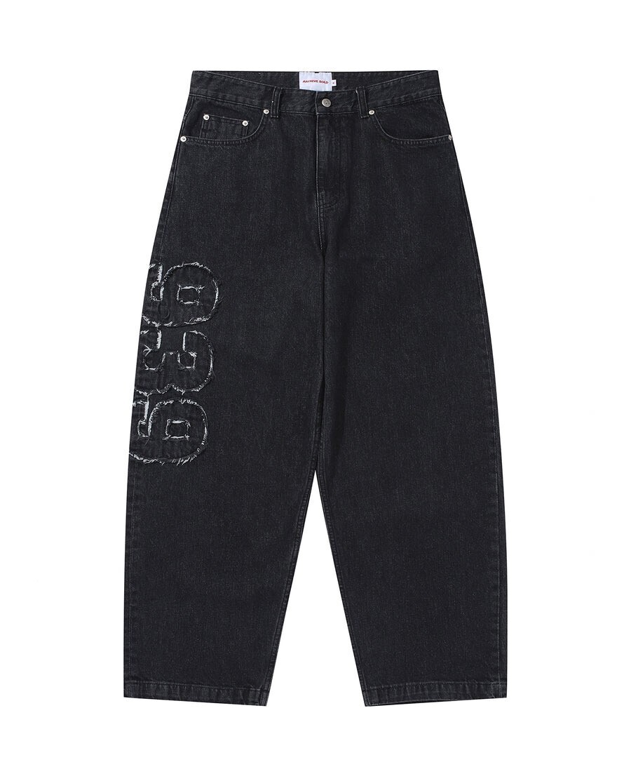 ARCHIVE BOLD 939アップリケデニムパンツ
