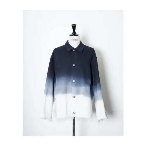 MAHITO MOTOYOSHI GRADATION DENIM BLOUSON