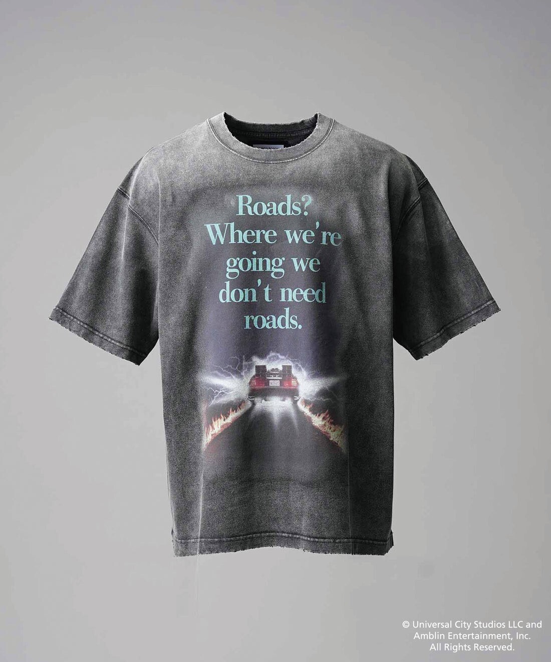 MAISON SPECIAL 「BACK TO THE FUTURE」Prime-Over Crew Neck T-Shirt