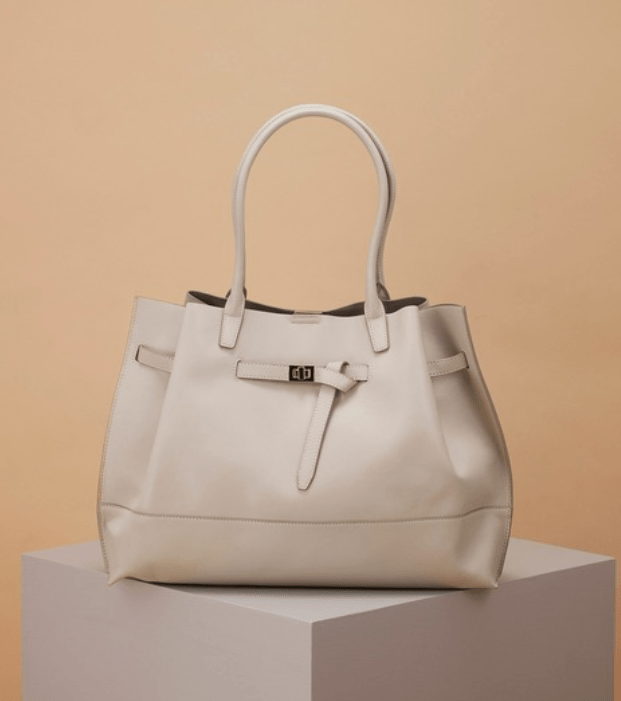 TREASURE TOPKAPI シュリンクレザー ベルトデザイン レディース A4 トートバッグ