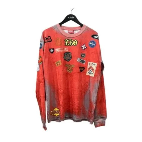 DIESEL T-NORME LS PATCHES ロングスリーブTシャツ