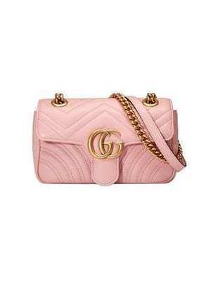 GUCCI GGマーモント ショルダーバッグ ミニ