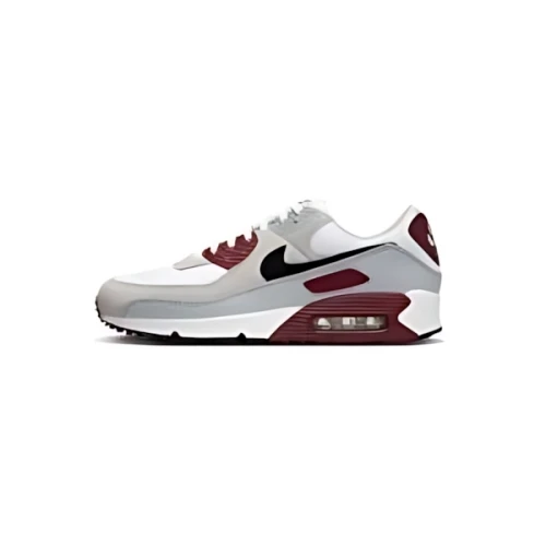 NIKE Air Max 90 "White/Black/Dark Team Red/Pure Platinum"