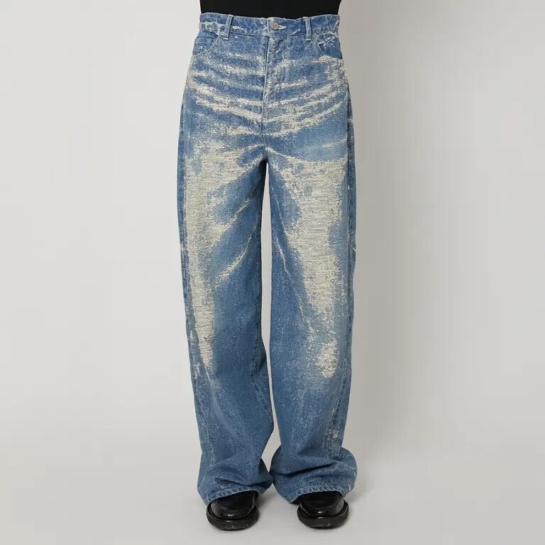 TAAKK Wide Denim / ワイドデニム (インディゴブリーチ)