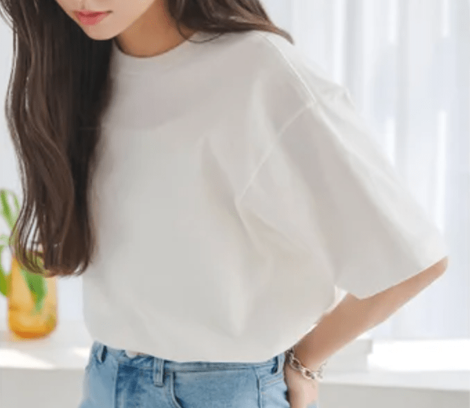 KOBE LETTUCE SHIRTS SHIRO クルーネックTシャツ