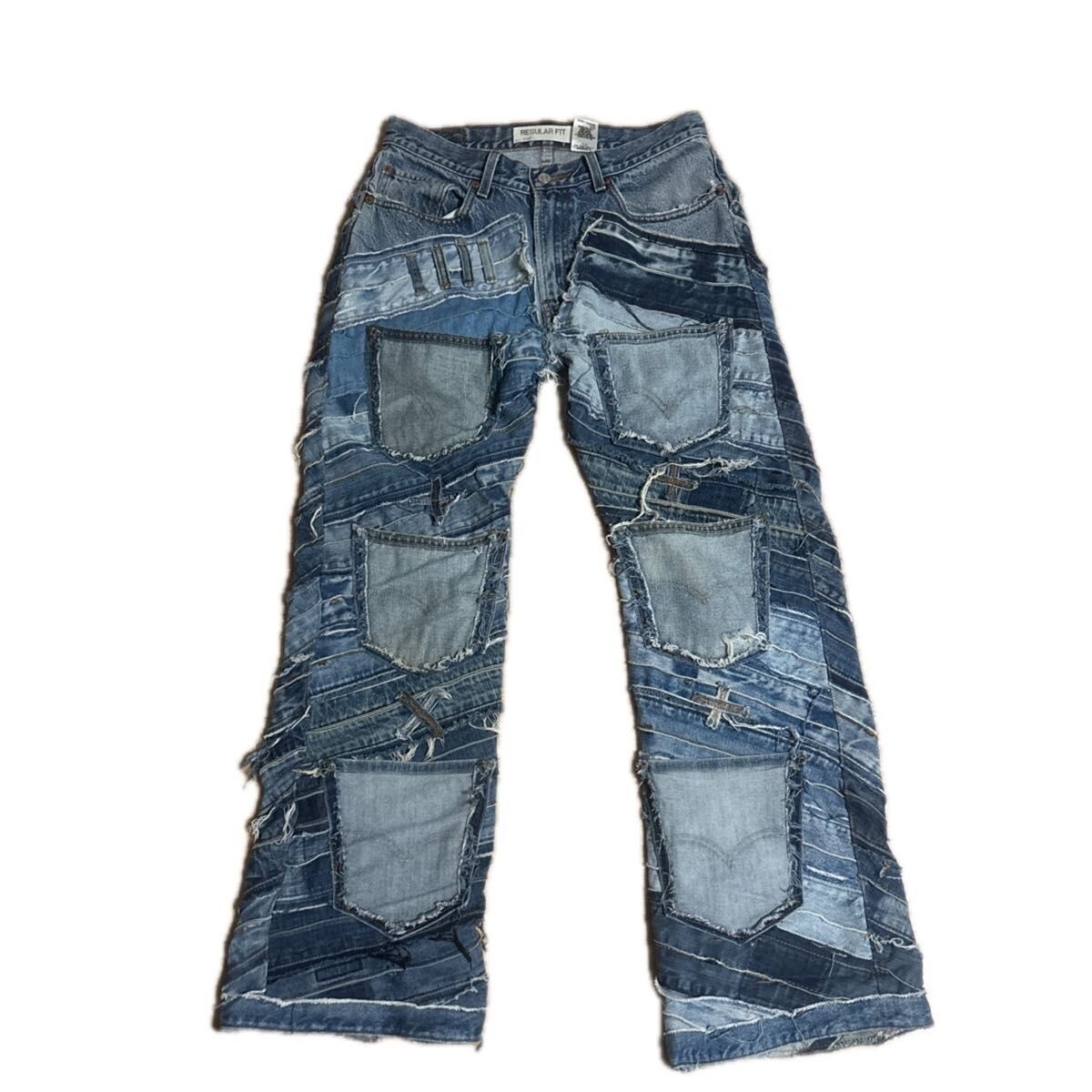 LEVI'S パッチワーク デニムパンツ