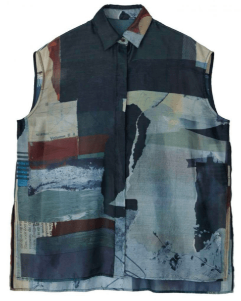 Amerivintage ART COLLAGE TOP