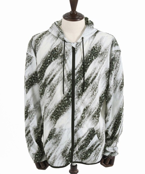 GLIMCLAP mpa3472- Rash guard-leopard & handwriting- ラッシュガード