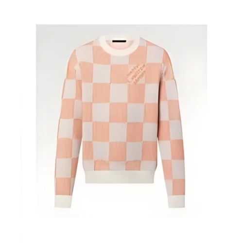 LOUIS VUITTON Damier Jacquard Cotton Pullover