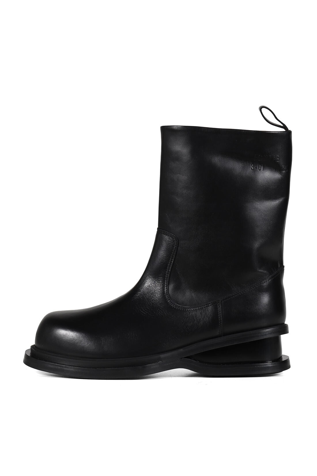EGONlab AURORA BOOT - BLACK LEATHER / BLK