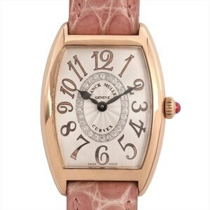 FRANCK MULLER トノーカーベックス レリーフ K18PG ダイヤ