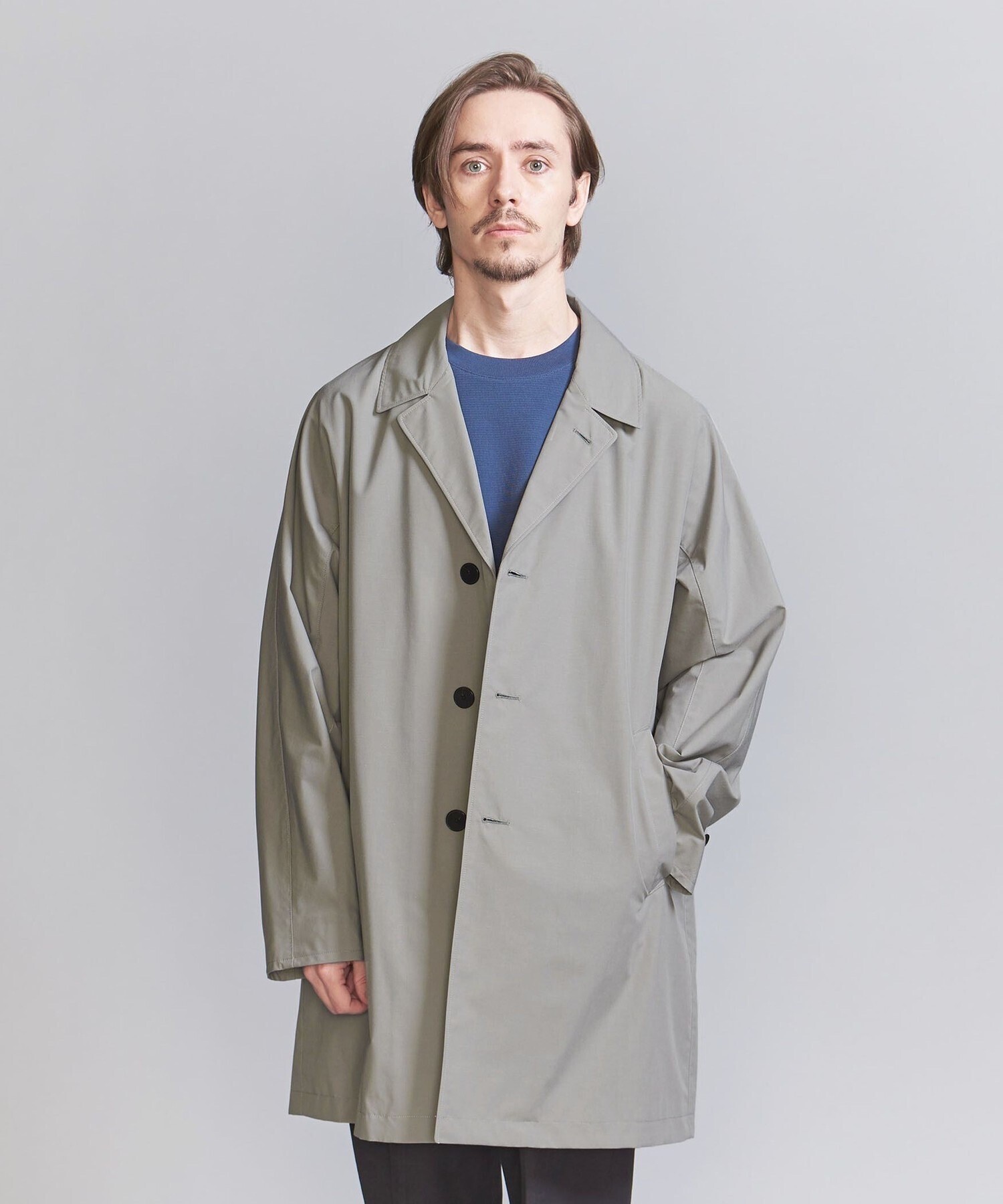 BEAUTY&YOUTH UNITED ARROWS F/MIX シャンブレー ドルマン コート