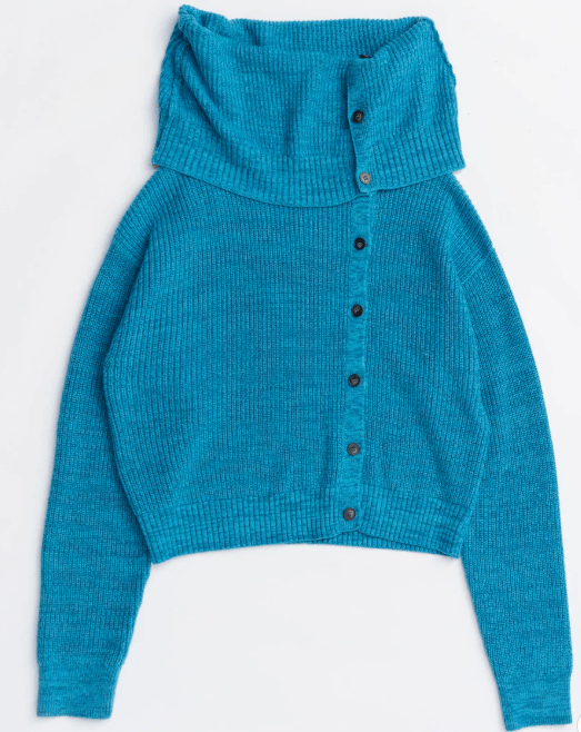 MAISON SPECIAL Multiway Off Shoulder Knit Pullover