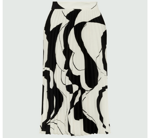 Marella Pleated Swirl Skirt