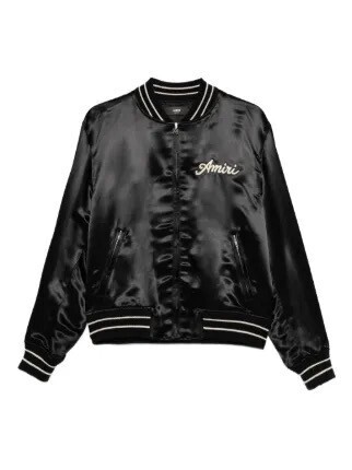 AMIRI サテン ボンバージャケット