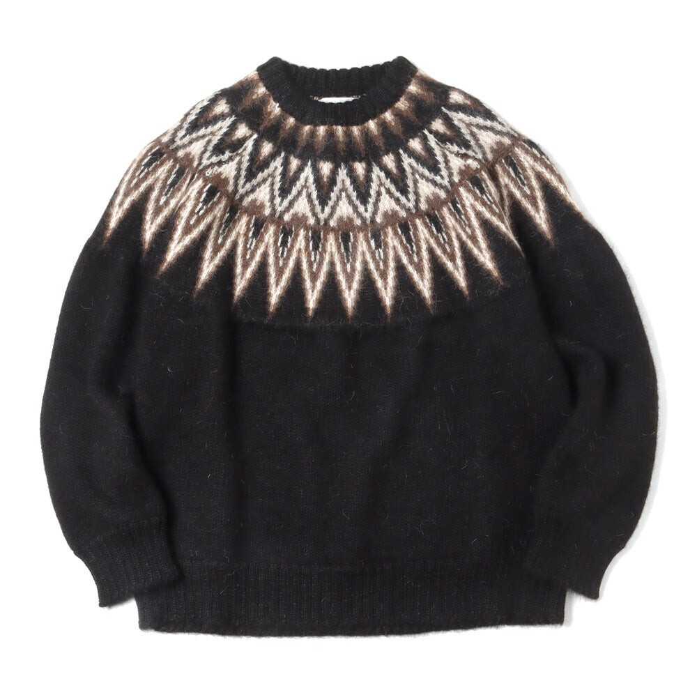 MARKAWARE NORDIC SWEATER NATURAL COLOR ALPACA